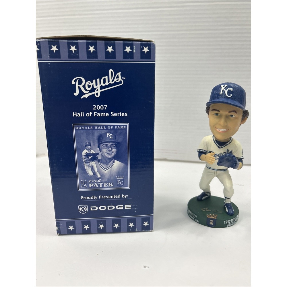 Fred Patek Kansas City Royals MLB 2007 SGA Bobblehead Royals HOF